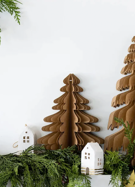 Medium Kraft Paper Tree Decor Notary Ceramics