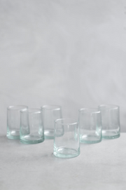 Clear Moroccan Tumbler Set of 6