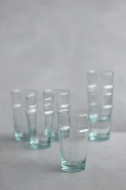 Stackable Moroccan Glasses - Clear