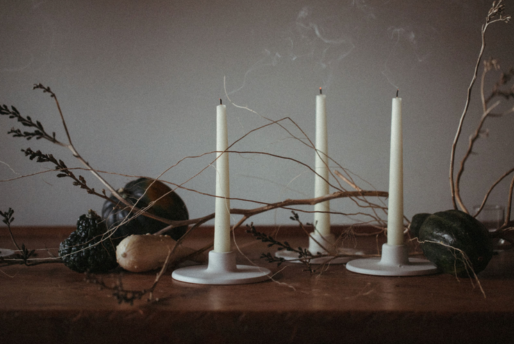 Handmade Ceramic Taper Candle Holder