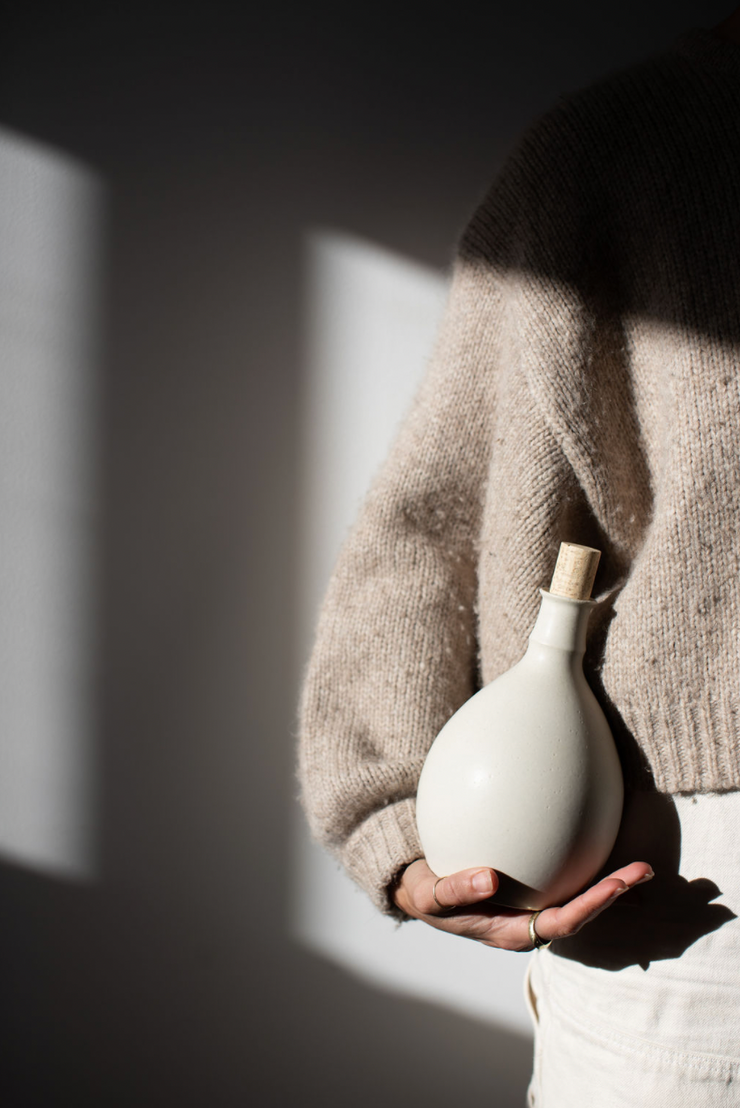 Ceramic Decanter in Sand