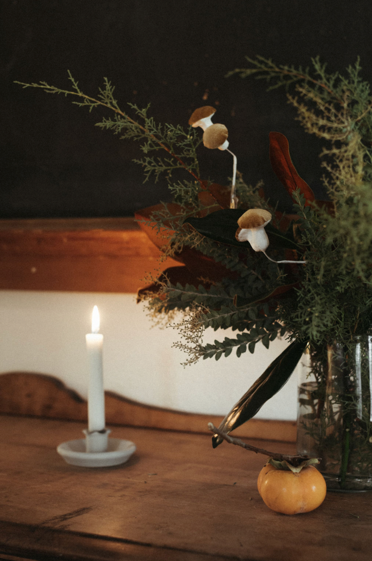 Mini Mushroom Ornament Clip