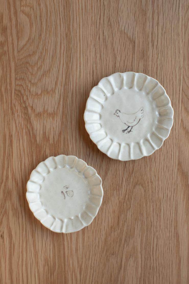 Chicken Pleated Dish Set