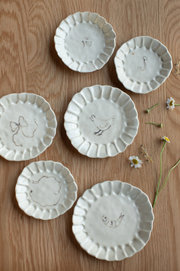 Chicken Pleated Dish Set