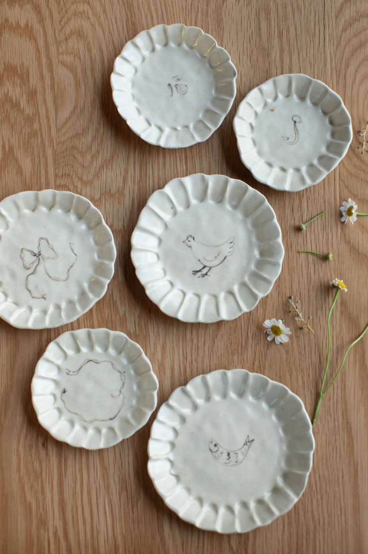 Chicken Pleated Dish Set