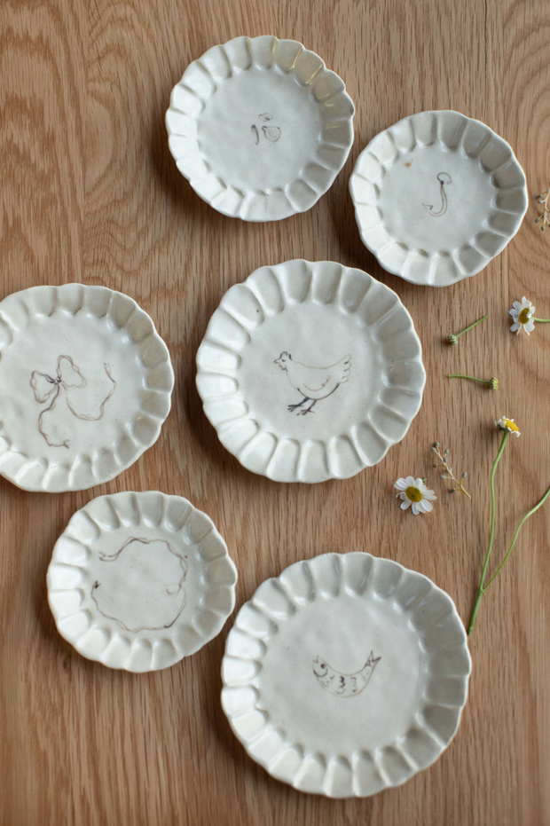 Ribbon Pleated Dish Set