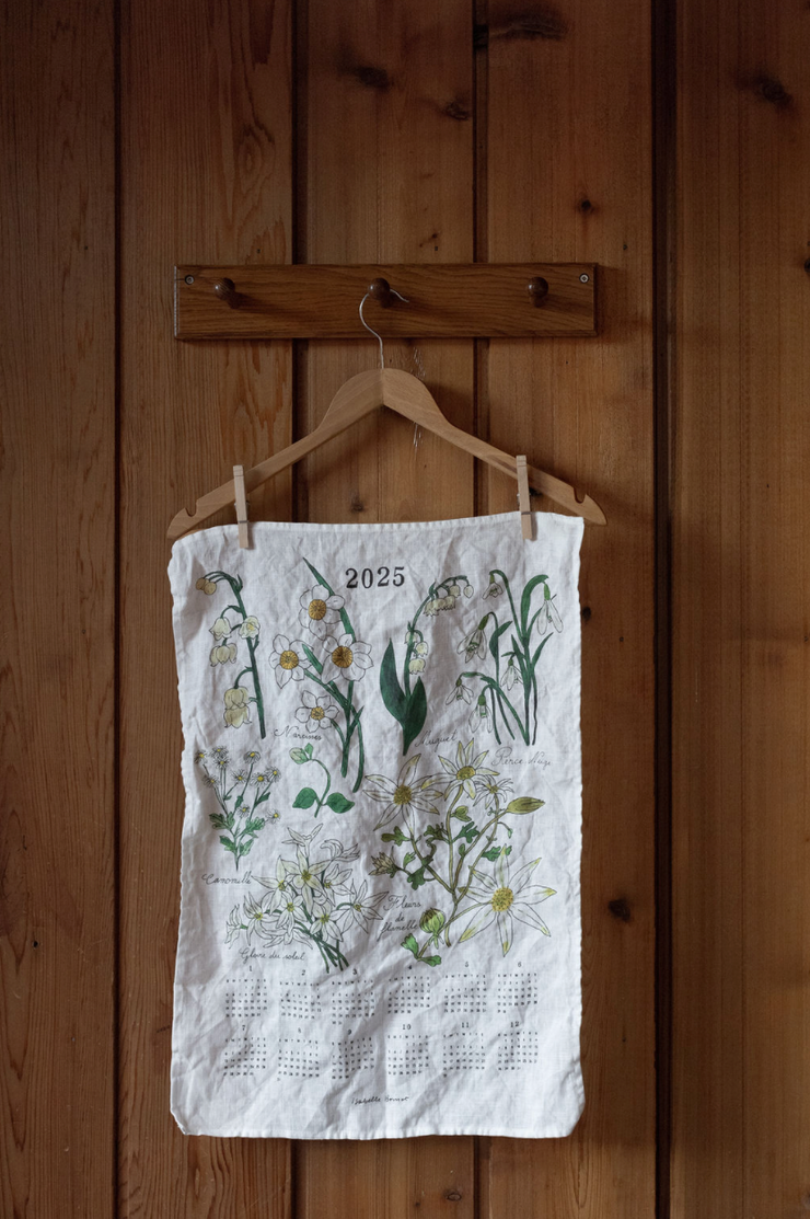 2025 Linen Flower Calendar