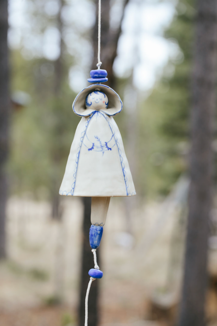 Ceramic Lady Bell