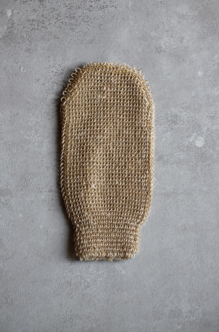 Exfoliating Body Scrub Glove: Jute