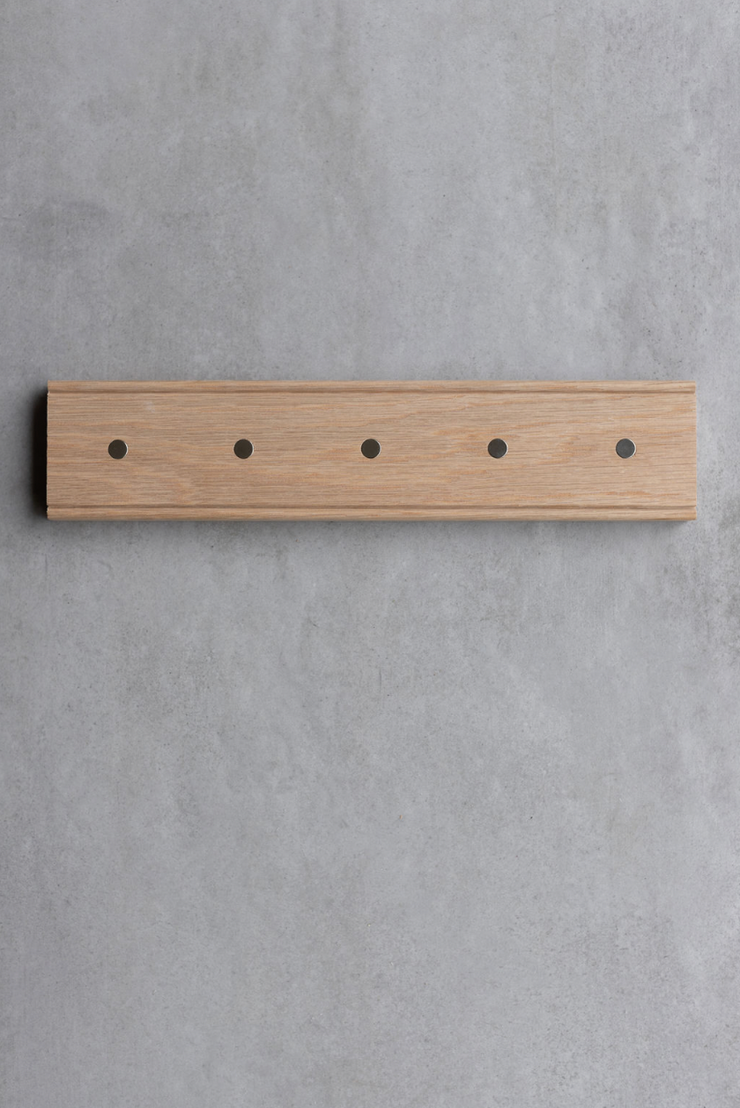 Oak Knife Rack