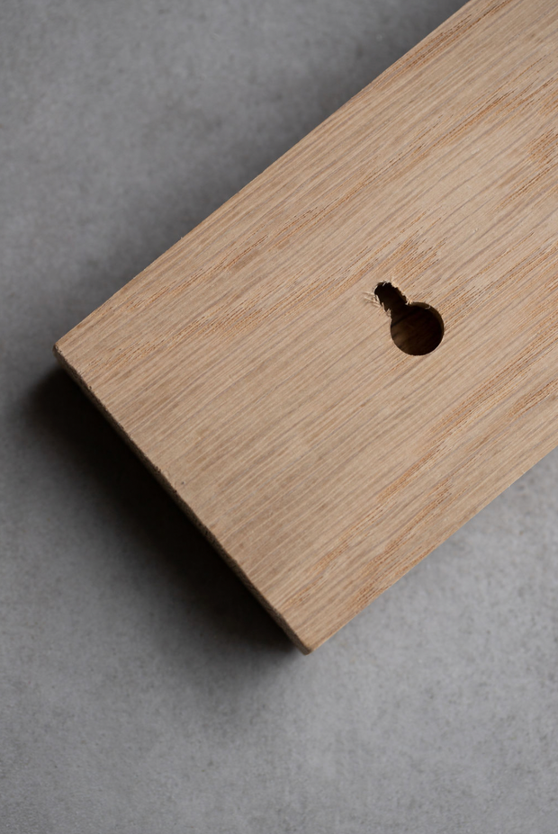 Oak Knife Rack