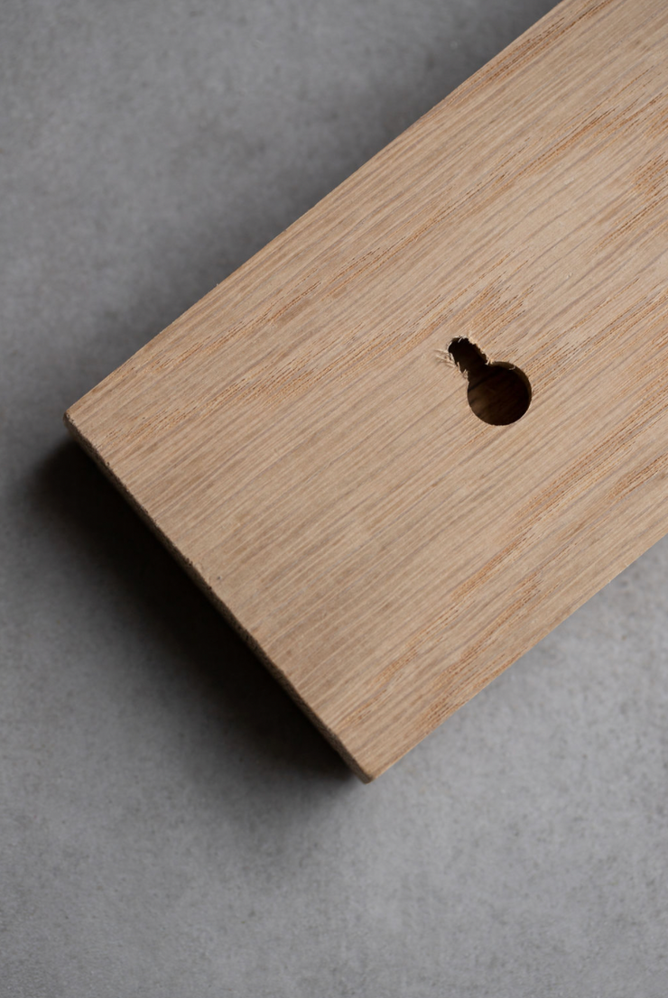 Oak Knife Rack