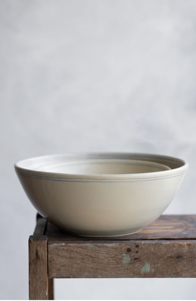 Blue Stripe Nesting Bowl Set