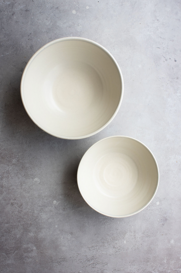 Blue Stripe Nesting Bowl Set
