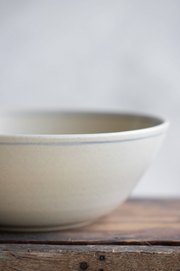 Blue Stripe Serving Bowl