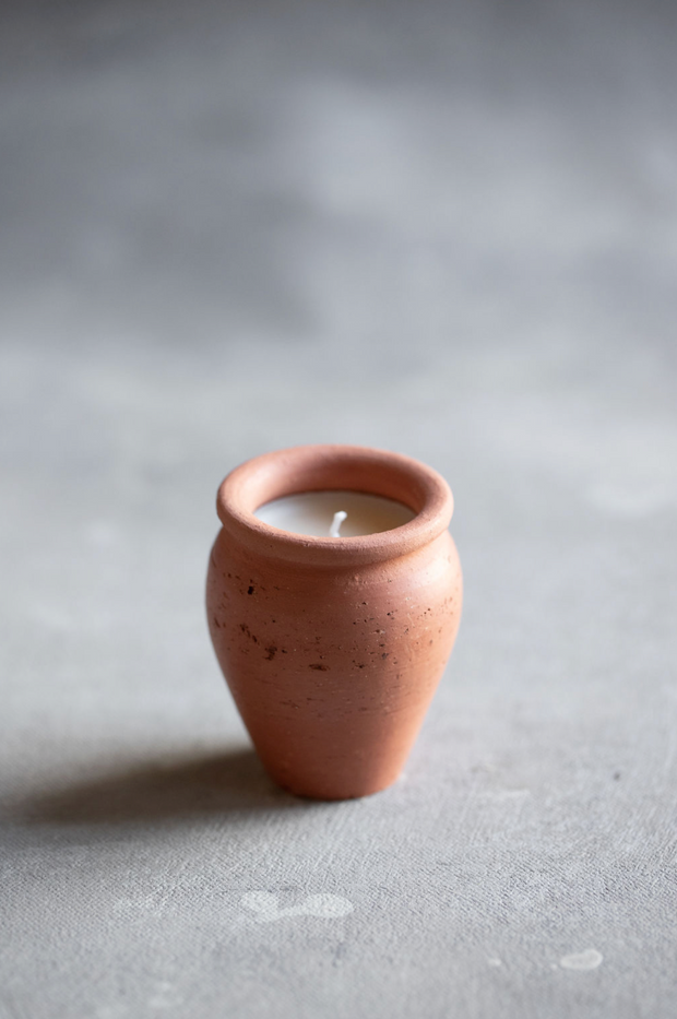 Handmade Terracotta candles - Vishal Box of 4