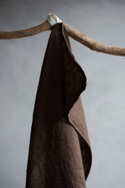 Linen Kitchen Towel - Brown
