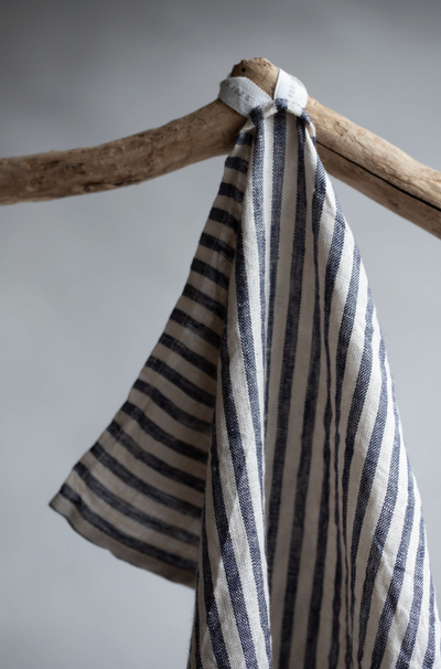 Linen Kitchen Towel - Stripe
