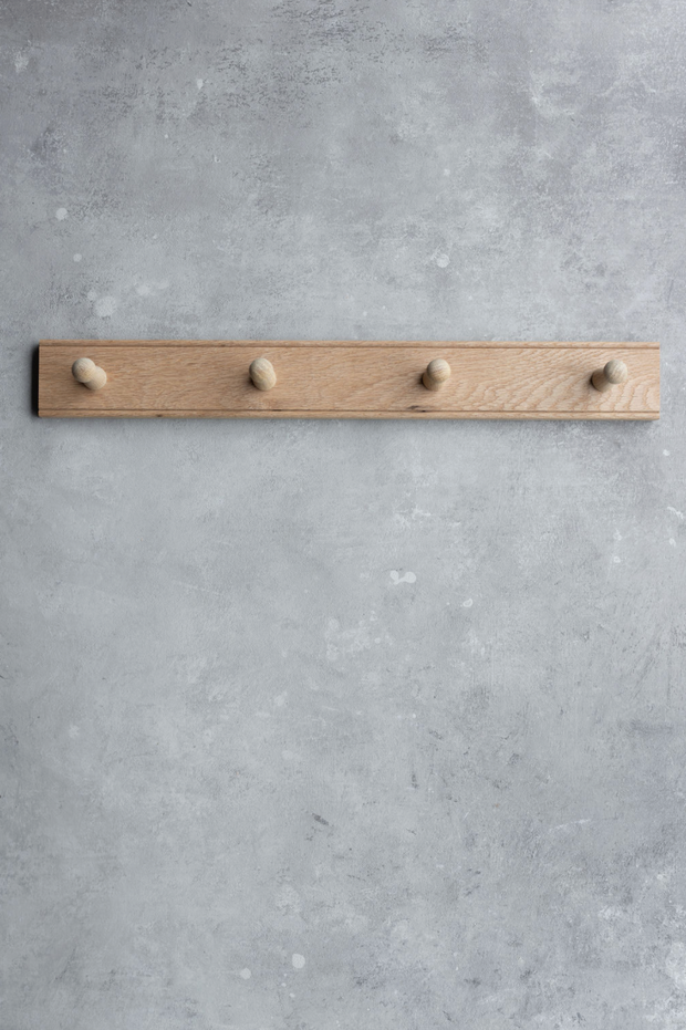 Oak Peg Rail