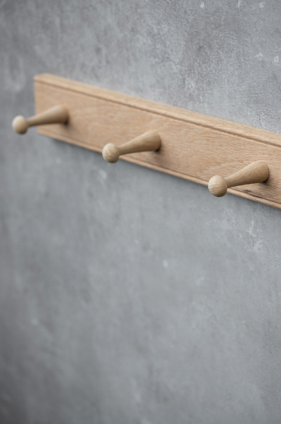 Oak Peg Rail