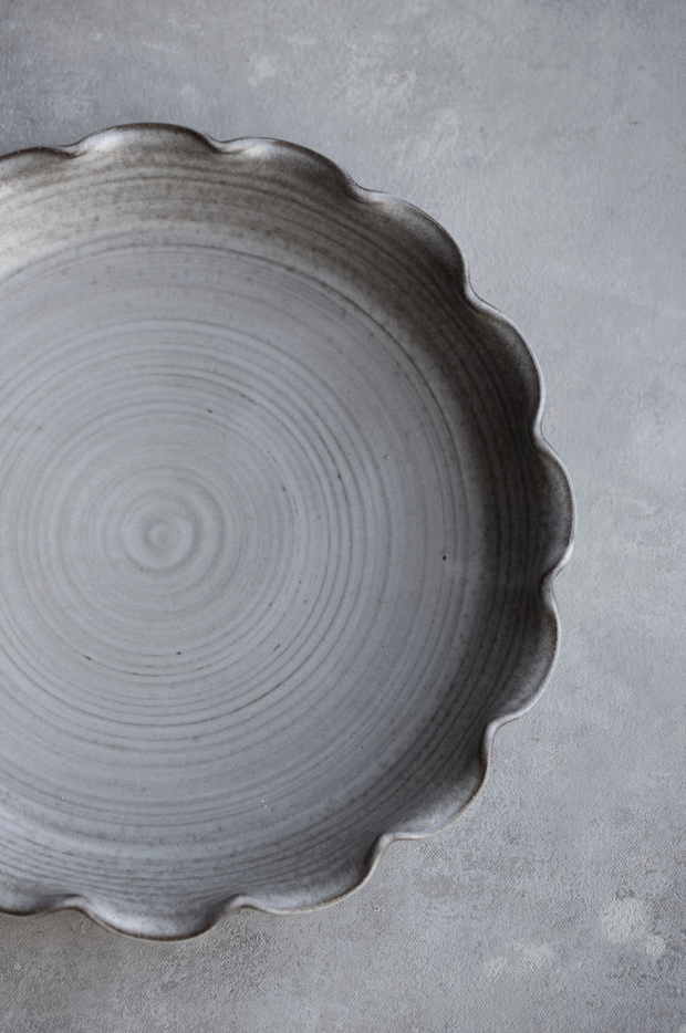 Scalloped Serving Plate