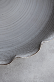 Scalloped Serving Plate