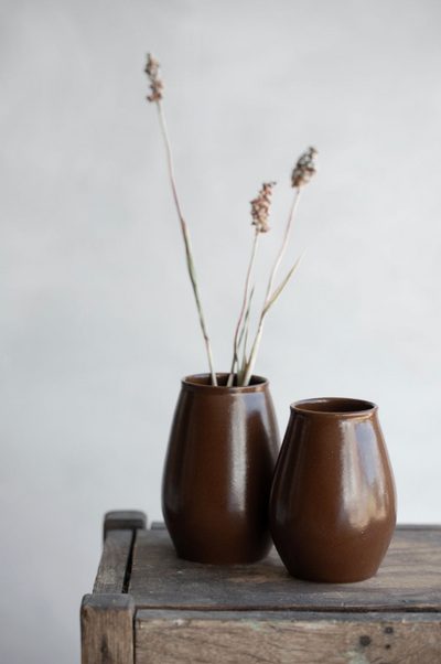 Poppy Vase - Bark