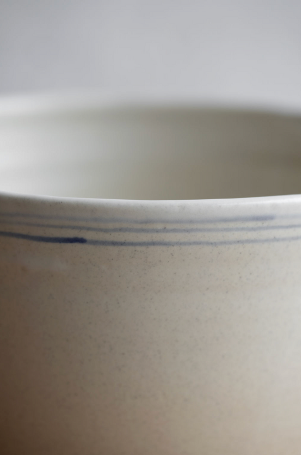 Blue Stripe Baking Bowl