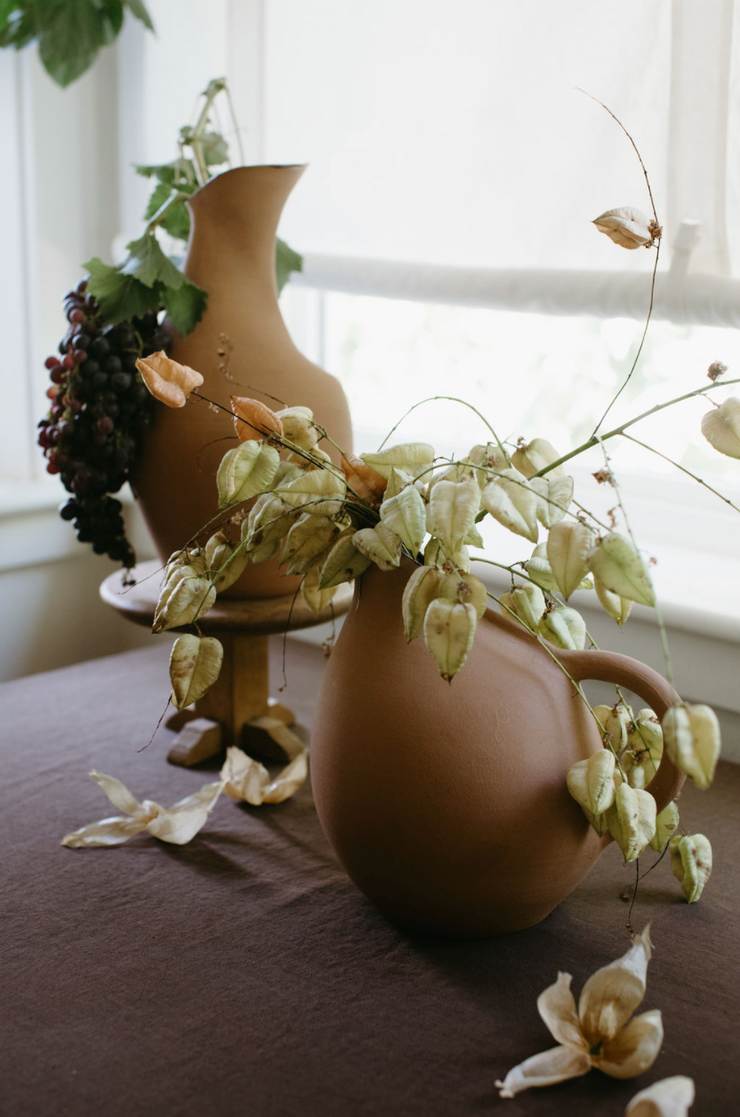 Orienpet Handled Pitcher - Bark