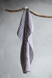 Linen Kitchen Towel - Large Check