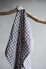 Linen Kitchen Towel - Large Check