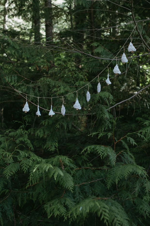 Crochet Tree Garland