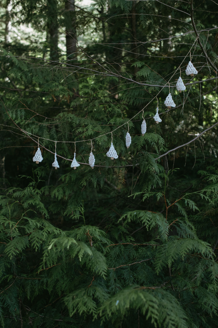 Crochet Tree Garland