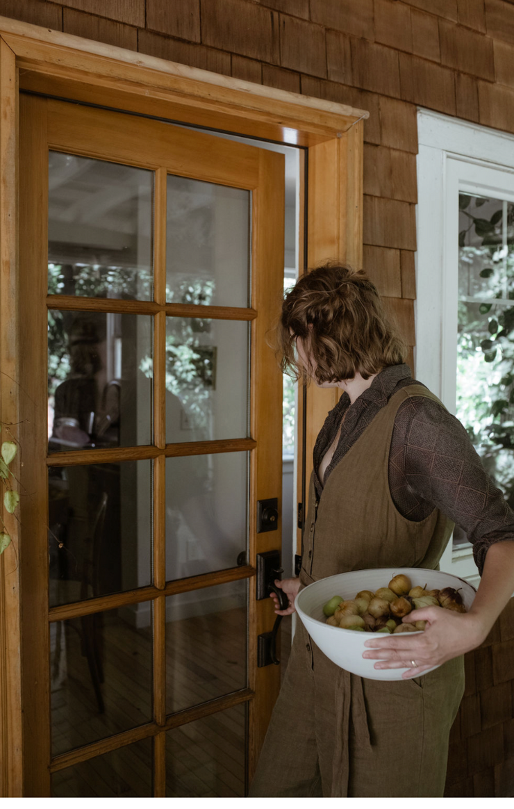 Ceramic Serving Bowl - Chalk