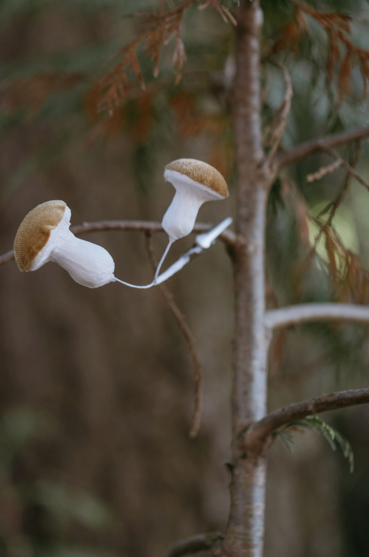 Mini Mushroom Ornament Clip