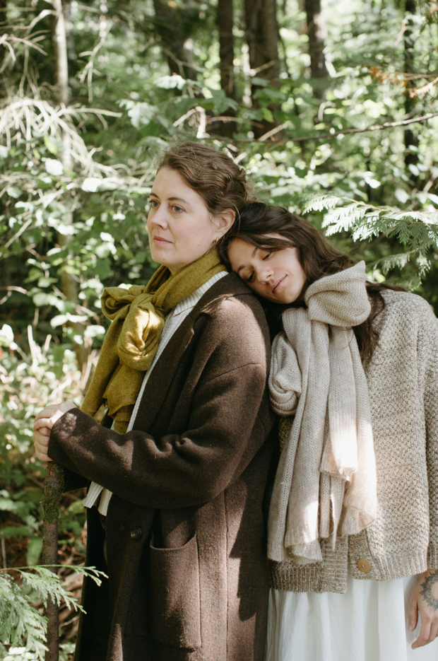 Olive Handloom Cashmere Scarf