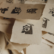 Happy Artist Rubber Stamp