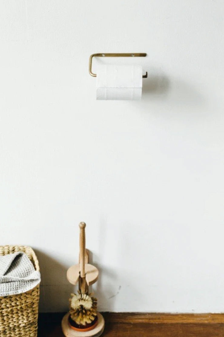 Toilet Paper Holder - Brass
