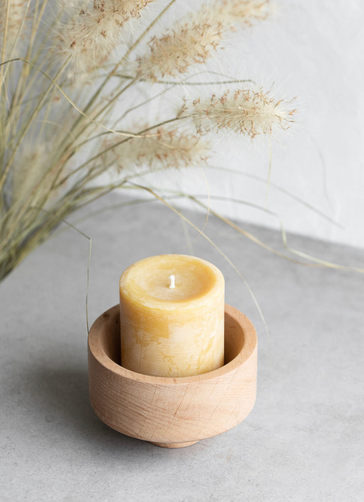 Pure Beeswax Pillar Candles - Assorted