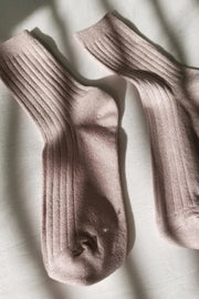Glitter Knit Loafer Socks