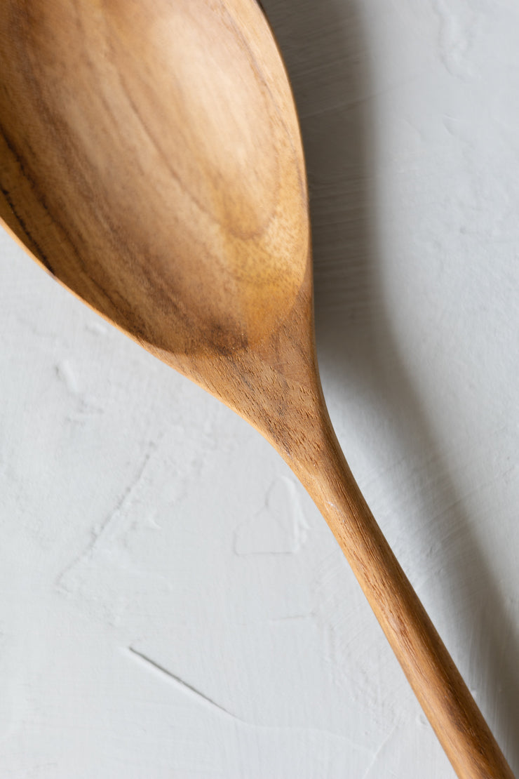 Tall Teak Mixing Spoon