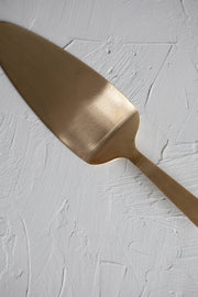 Brass Cake Server