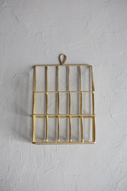 Brass Rectangle Wire Rack