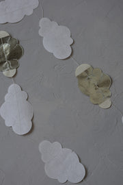 Cloud Garland- White/Metallic