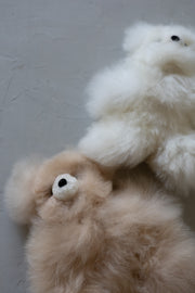 10" Small Alpaca Stuffed Bear