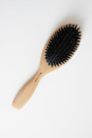 Oval Beechwood Hairbrush