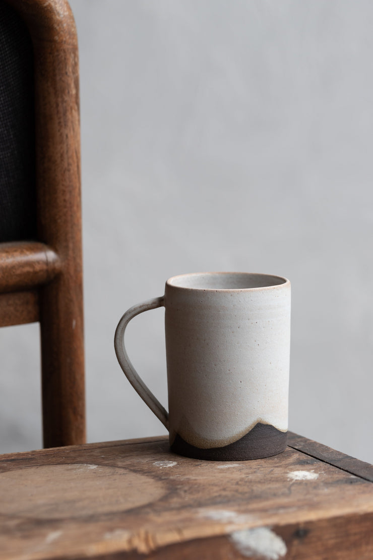 Simple Mug-Matte Grey Poured Glaze
