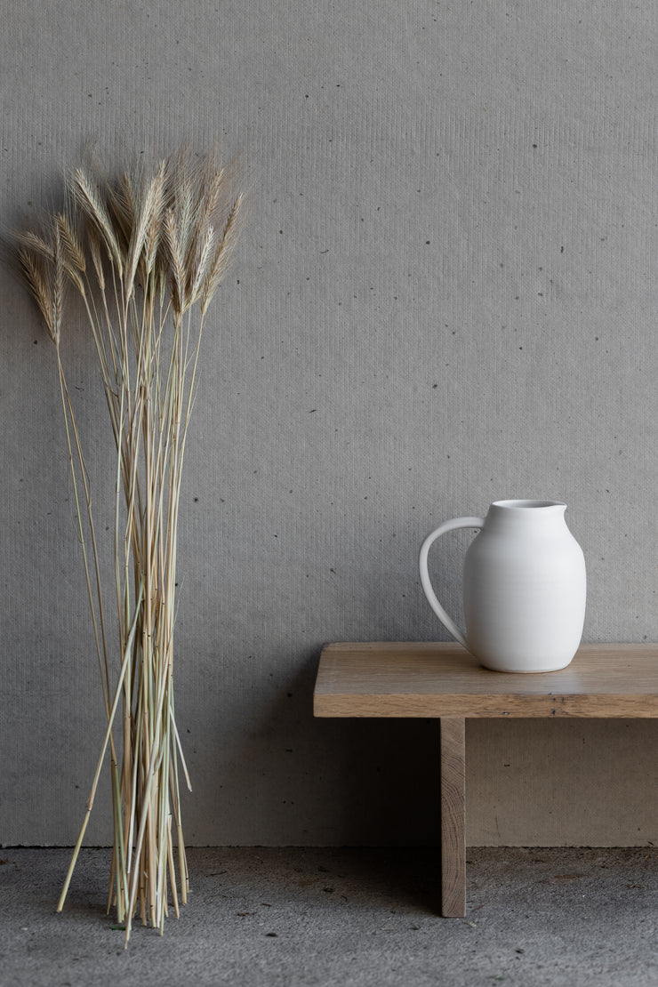 Trefoil Pitcher - Matte White