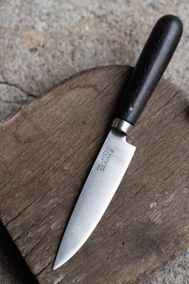 Ebony Handled Stainless Steel Knife
