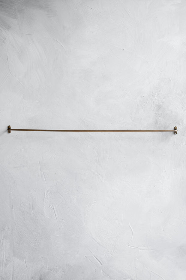 Minimal Towel Bar - Brass